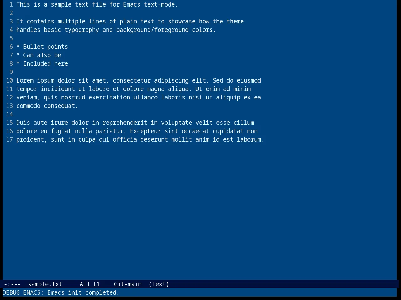 Resolve Theme in text-mode