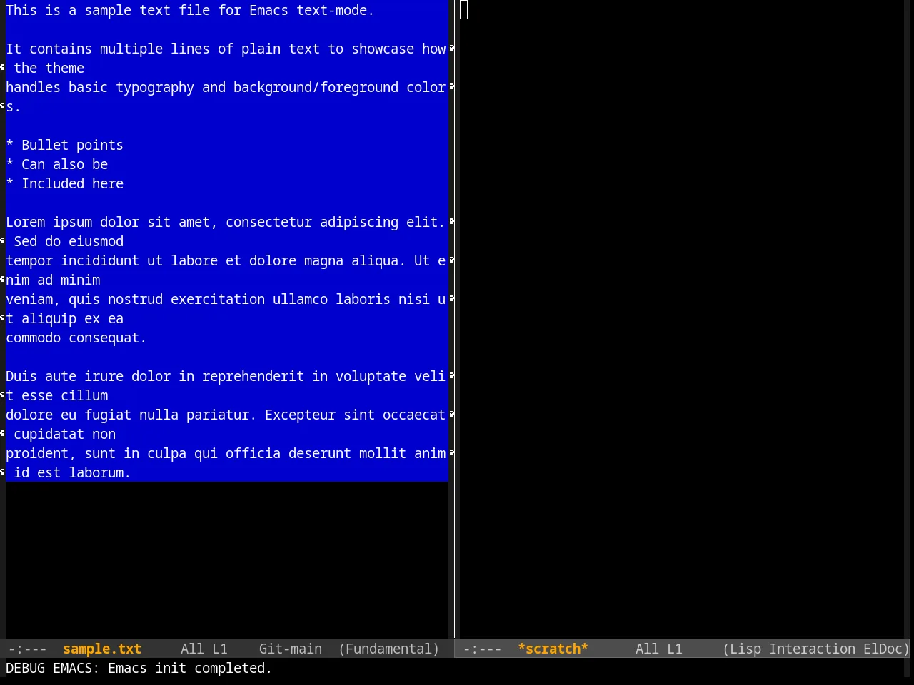 Reverse Theme in fundamental-mode