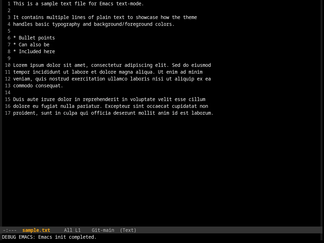 Reverse Theme in text-mode