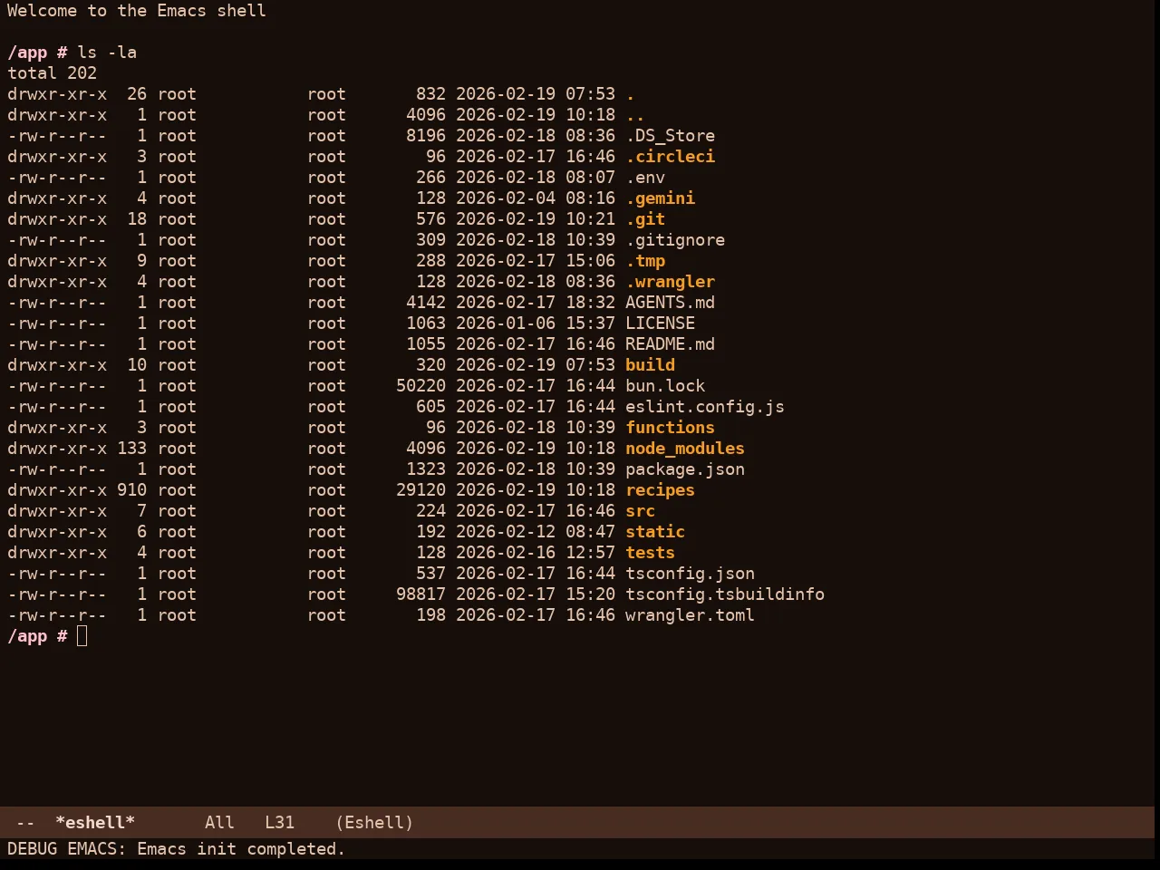 Rg Themes Cappuccino Noir Theme in eshell
