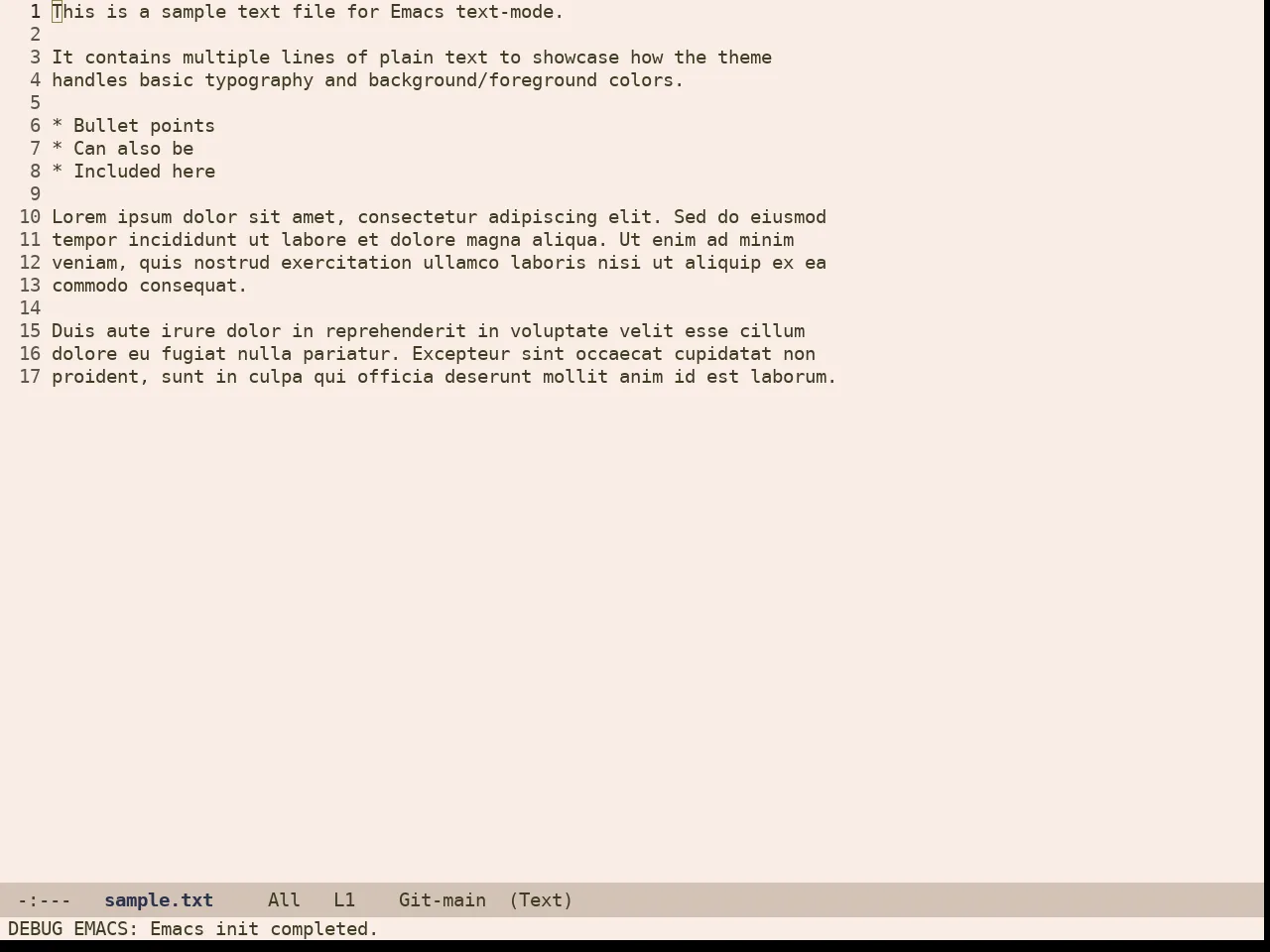 Rg Themes Ellas Theme in text-mode