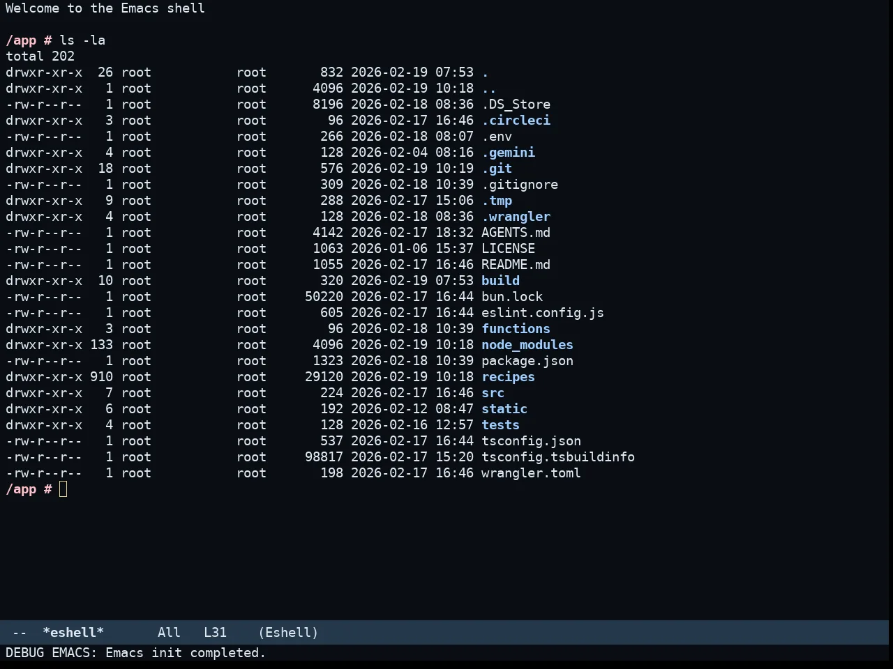 Rg Themes Somnus Theme in eshell