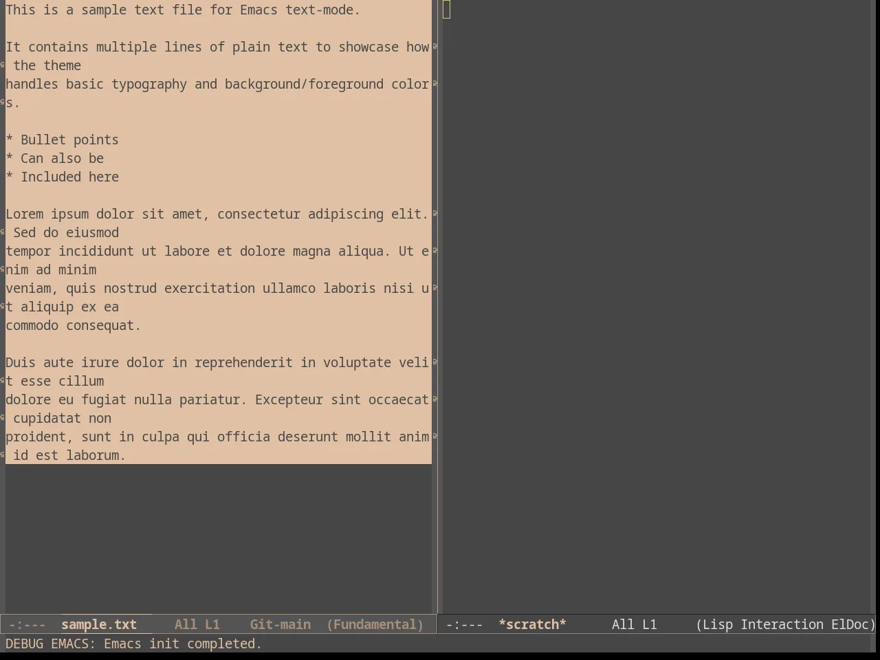 Rimero Theme in fundamental-mode