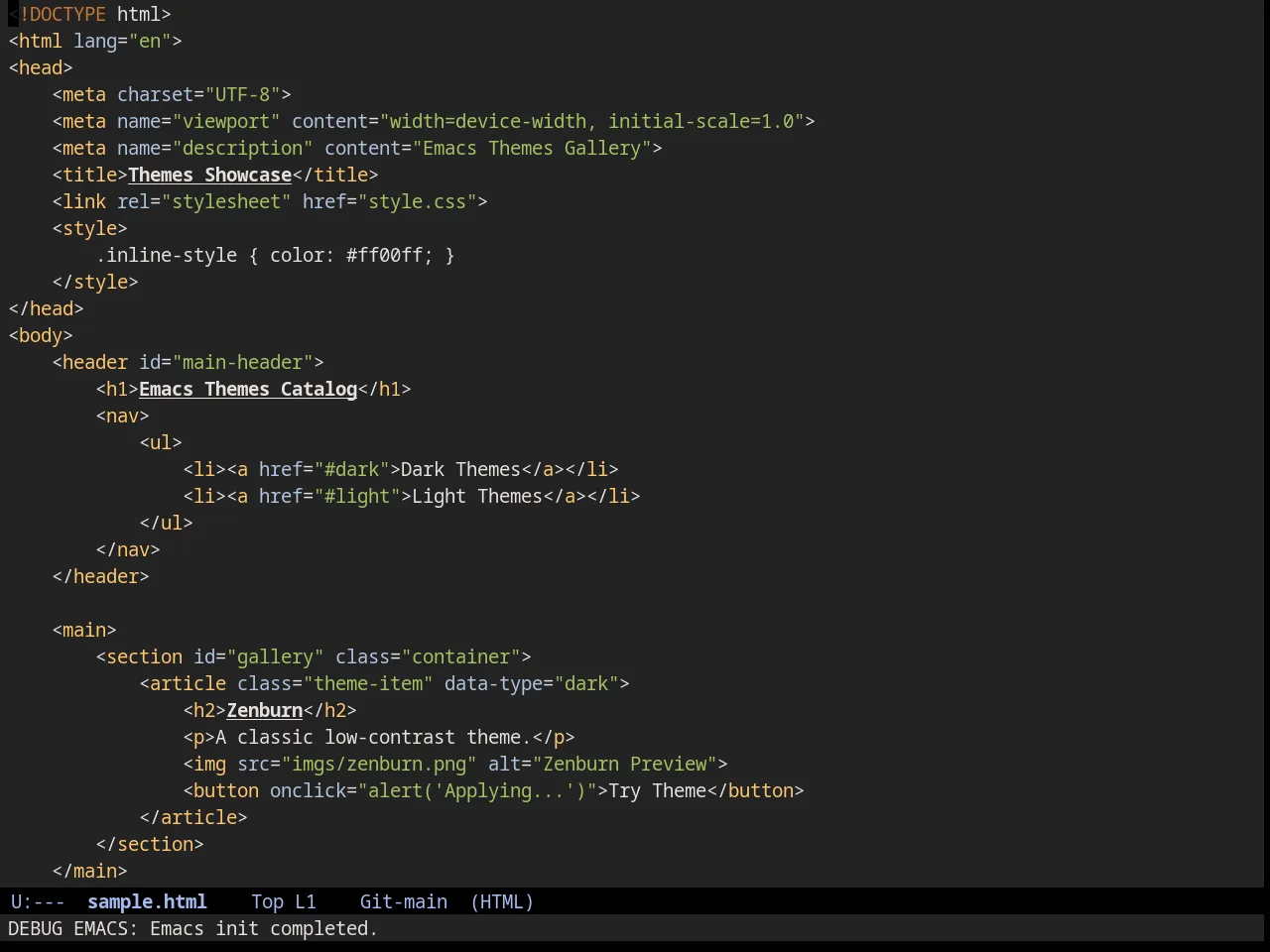 Rippedcasts Theme in html-mode