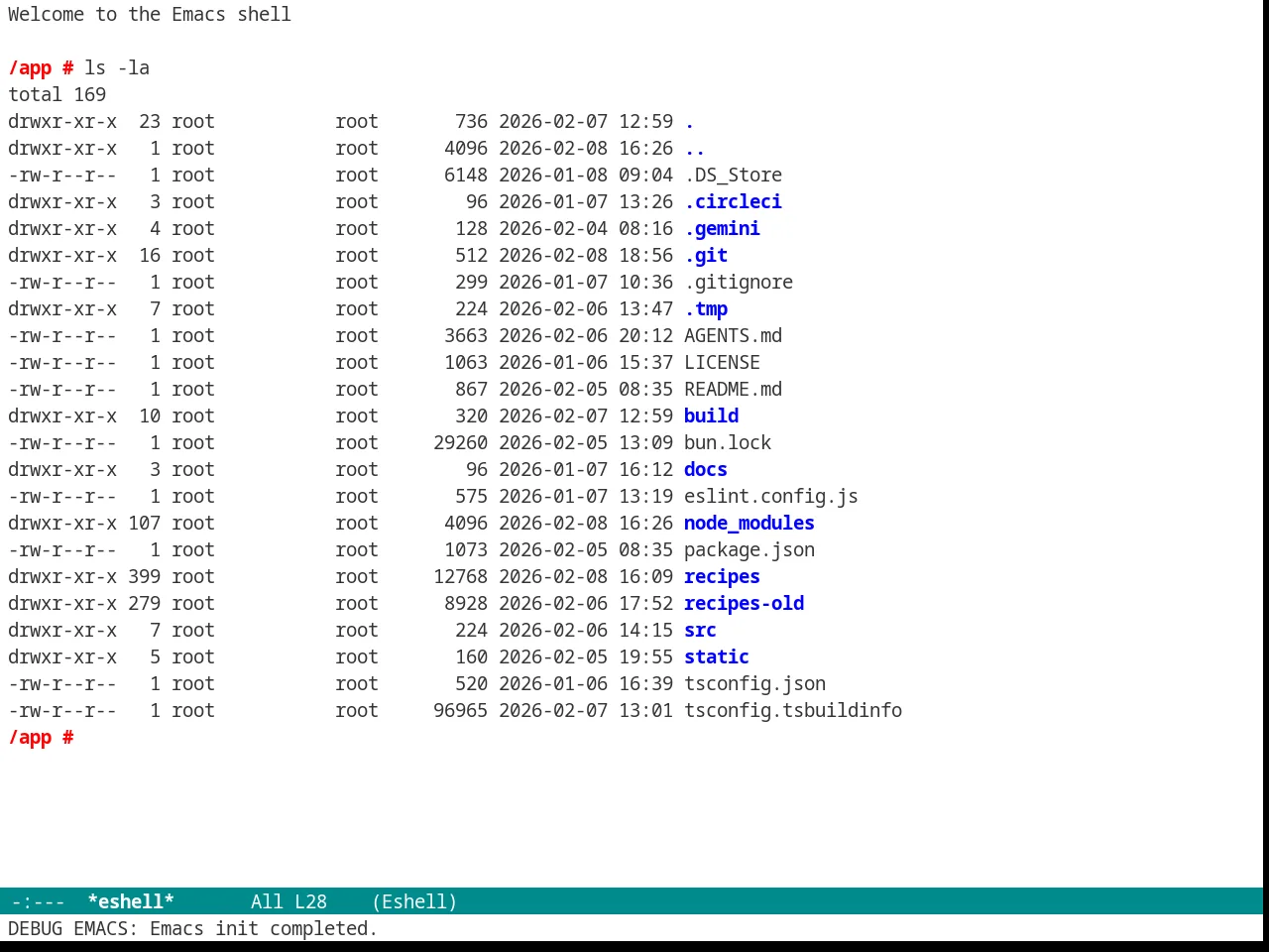 Ritchie Theme in eshell