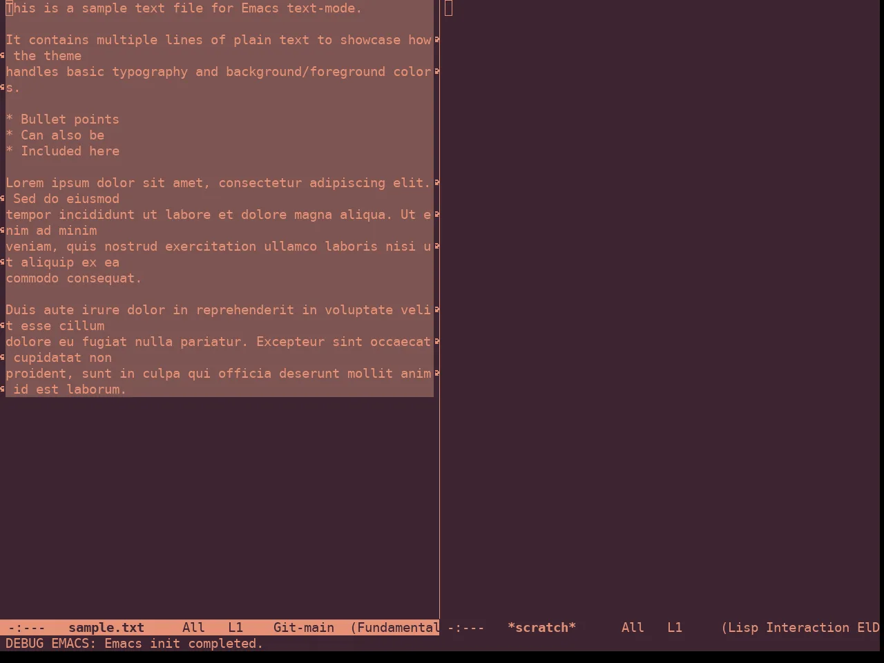 Roseline Theme in fundamental-mode