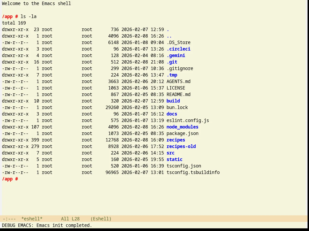 Rotor Theme in eshell