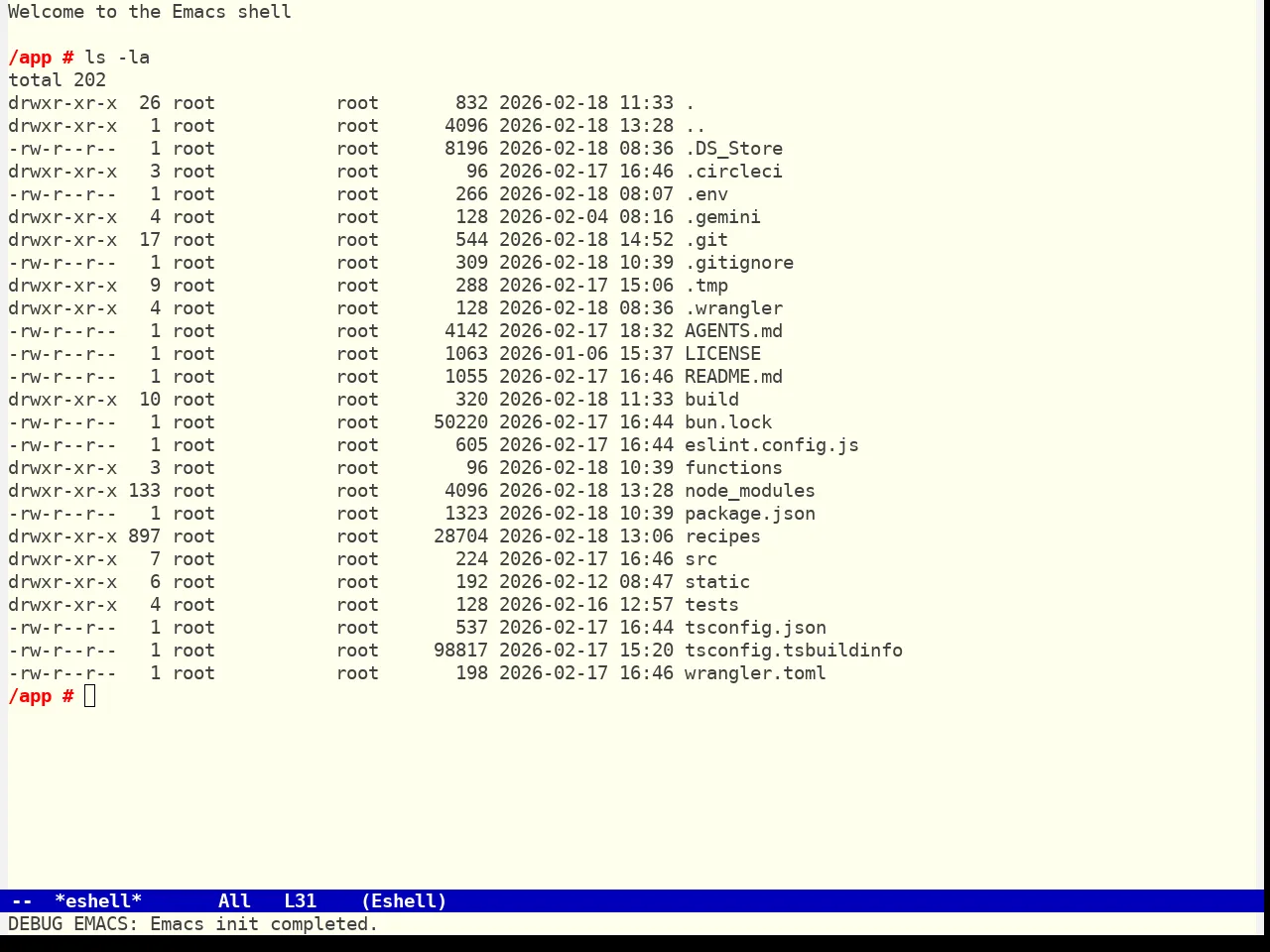 Royal Hemlock Theme in eshell