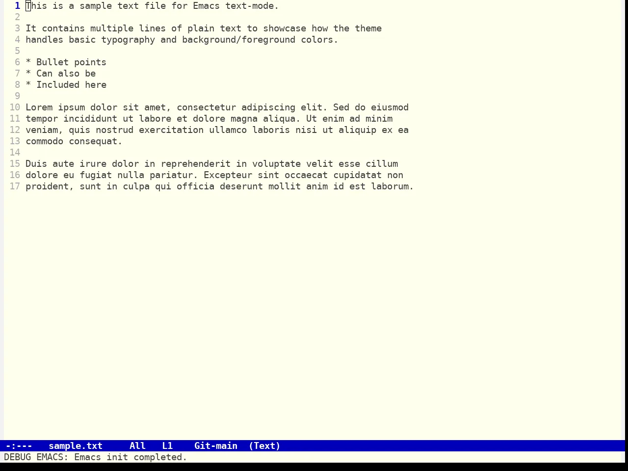 Royal Hemlock Theme in text-mode