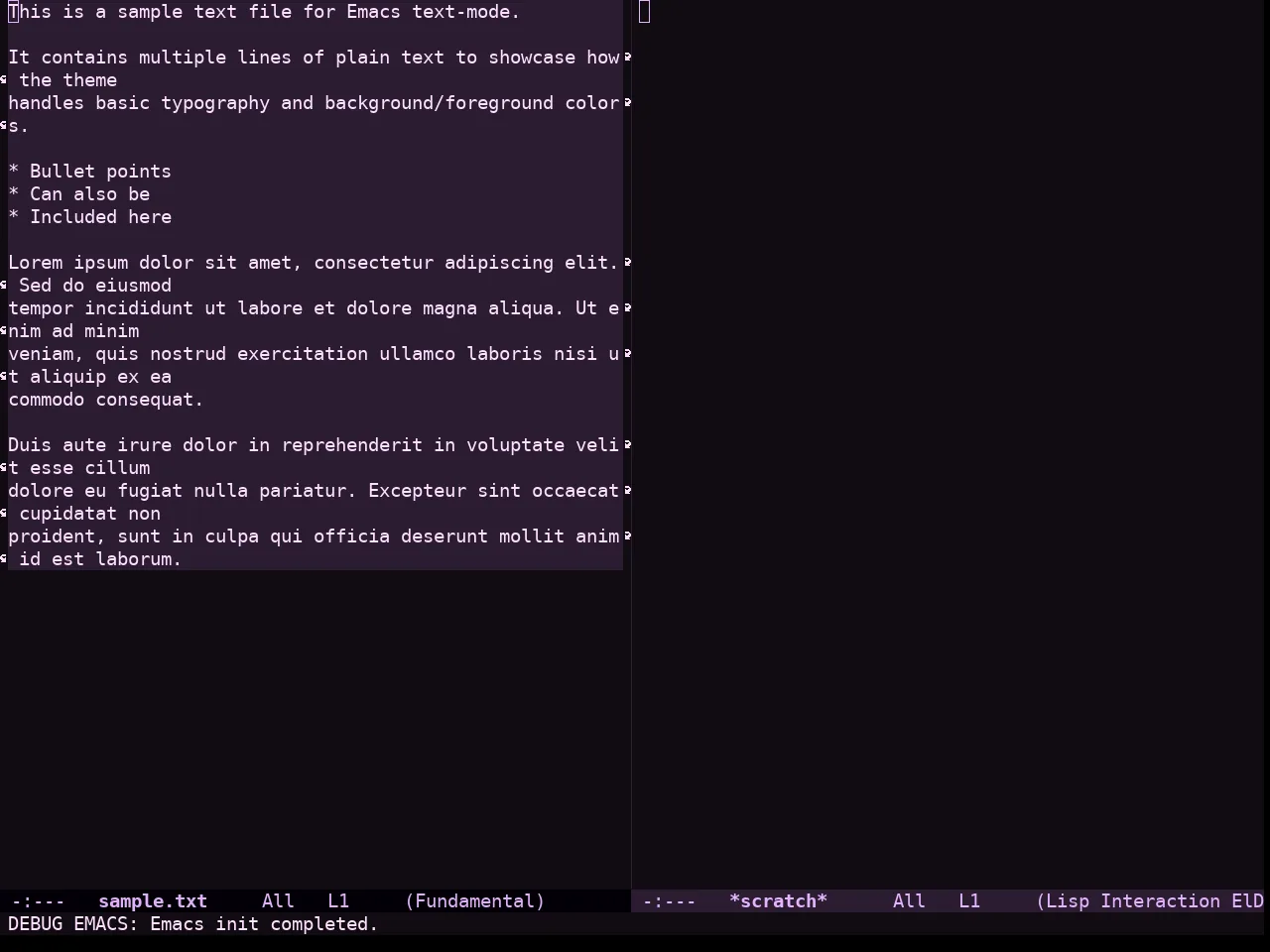 Sakura Theme in fundamental-mode
