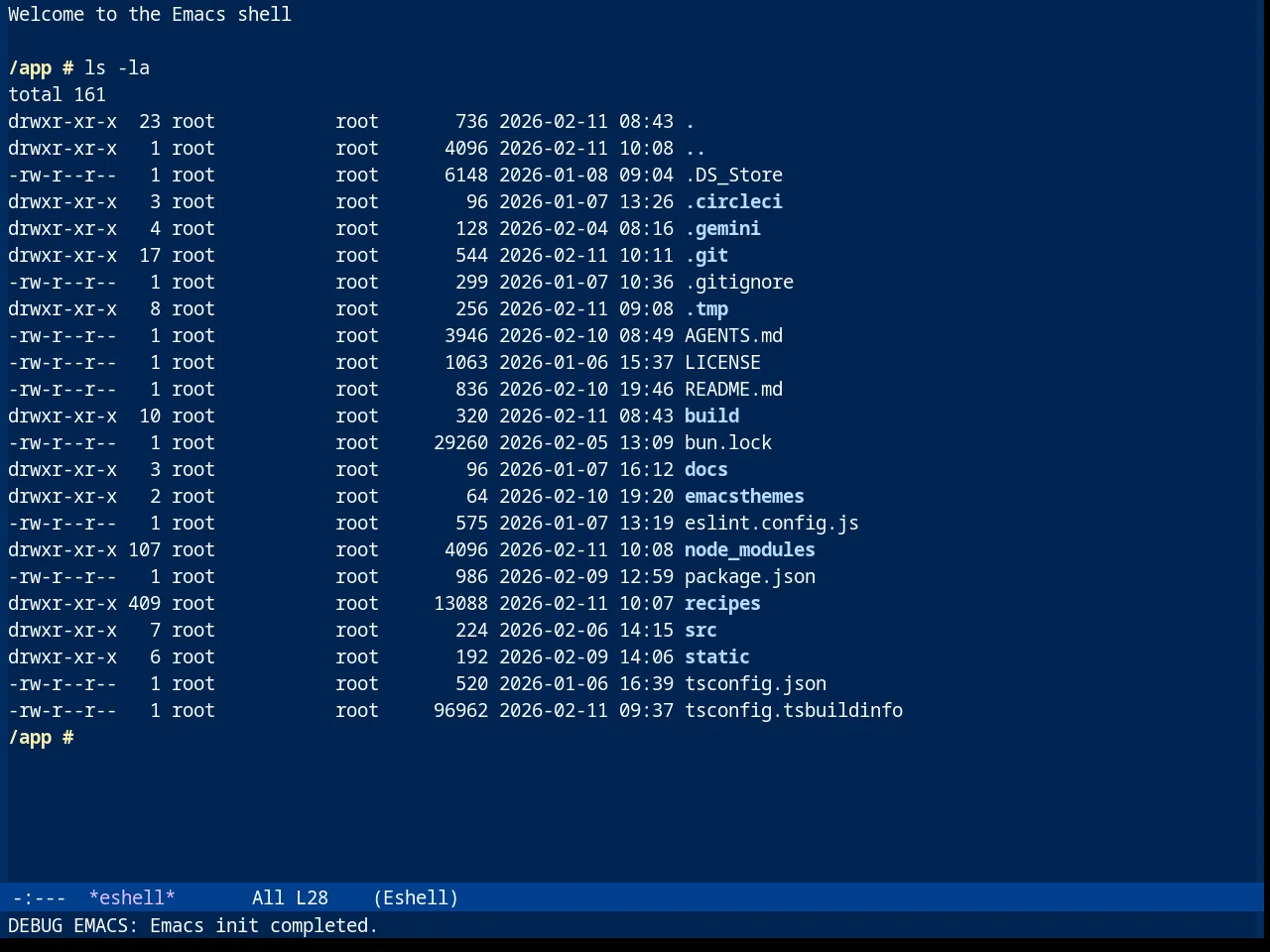 Sanityinc Tomorrow Blue in eshell