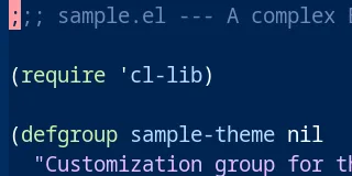 Preview of Sanityinc Tomorrow Blue theme