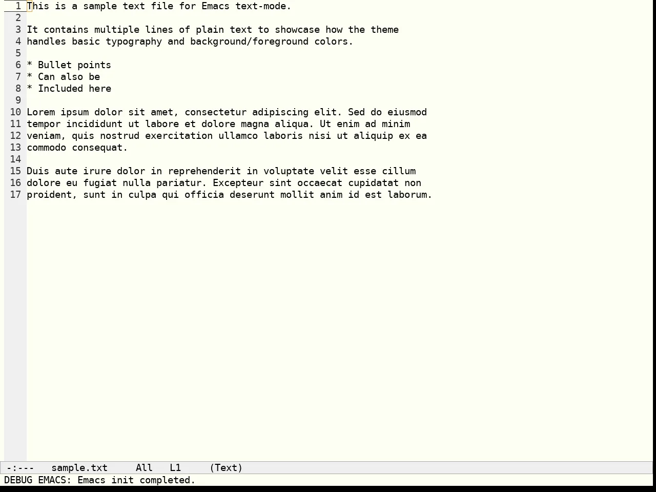 Sculpture Themes Light Theme in text-mode