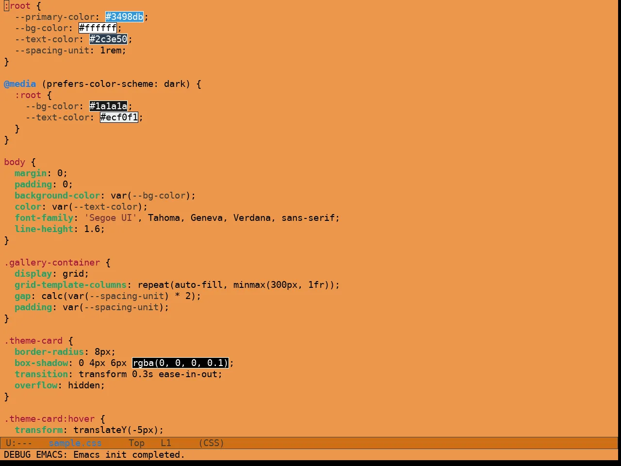 Sculpture Themes Pastel Theme in css-mode