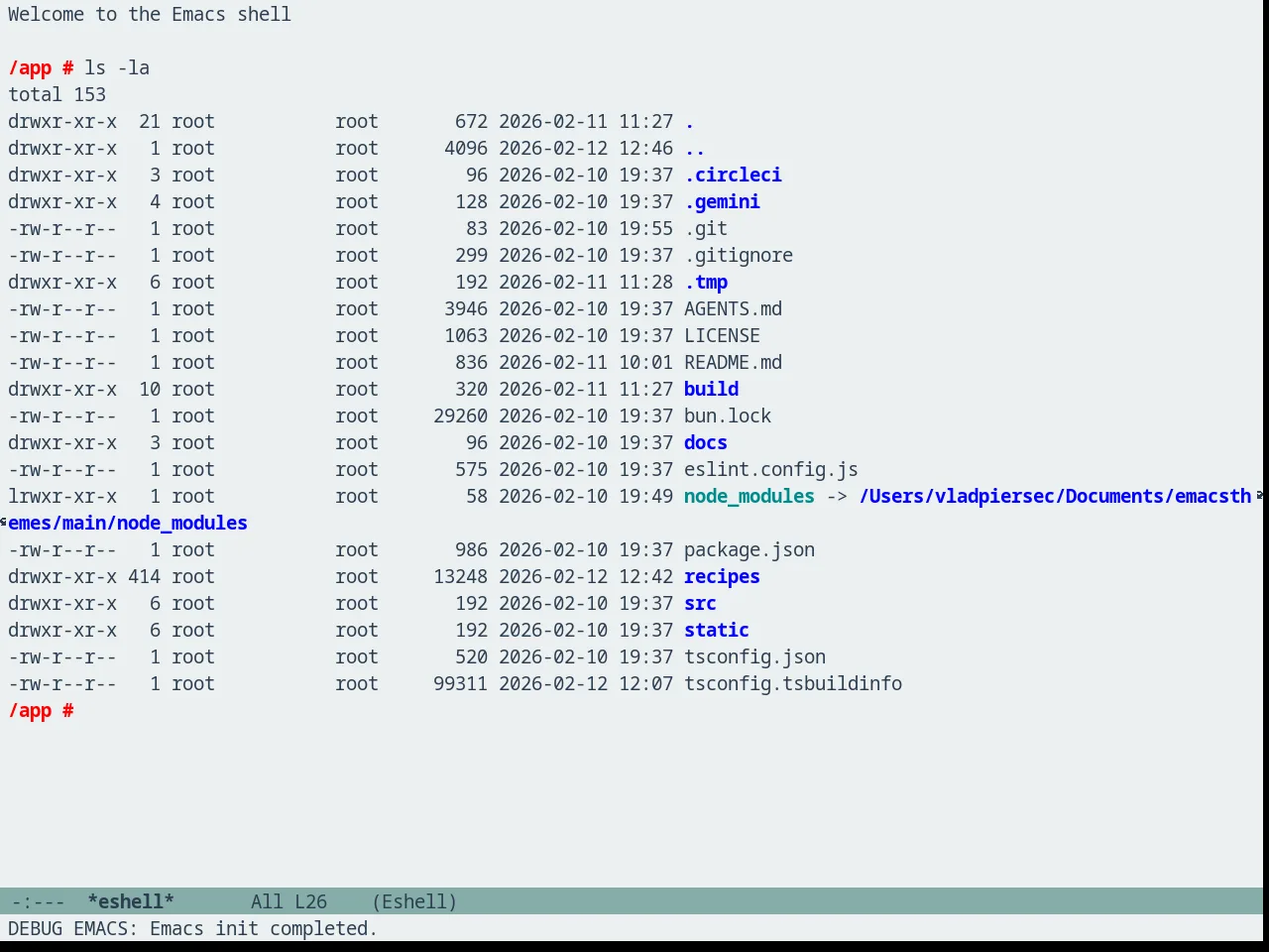 Seagreenless Theme in eshell