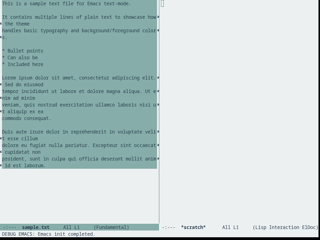 Seagreenless Theme in fundamental-mode
