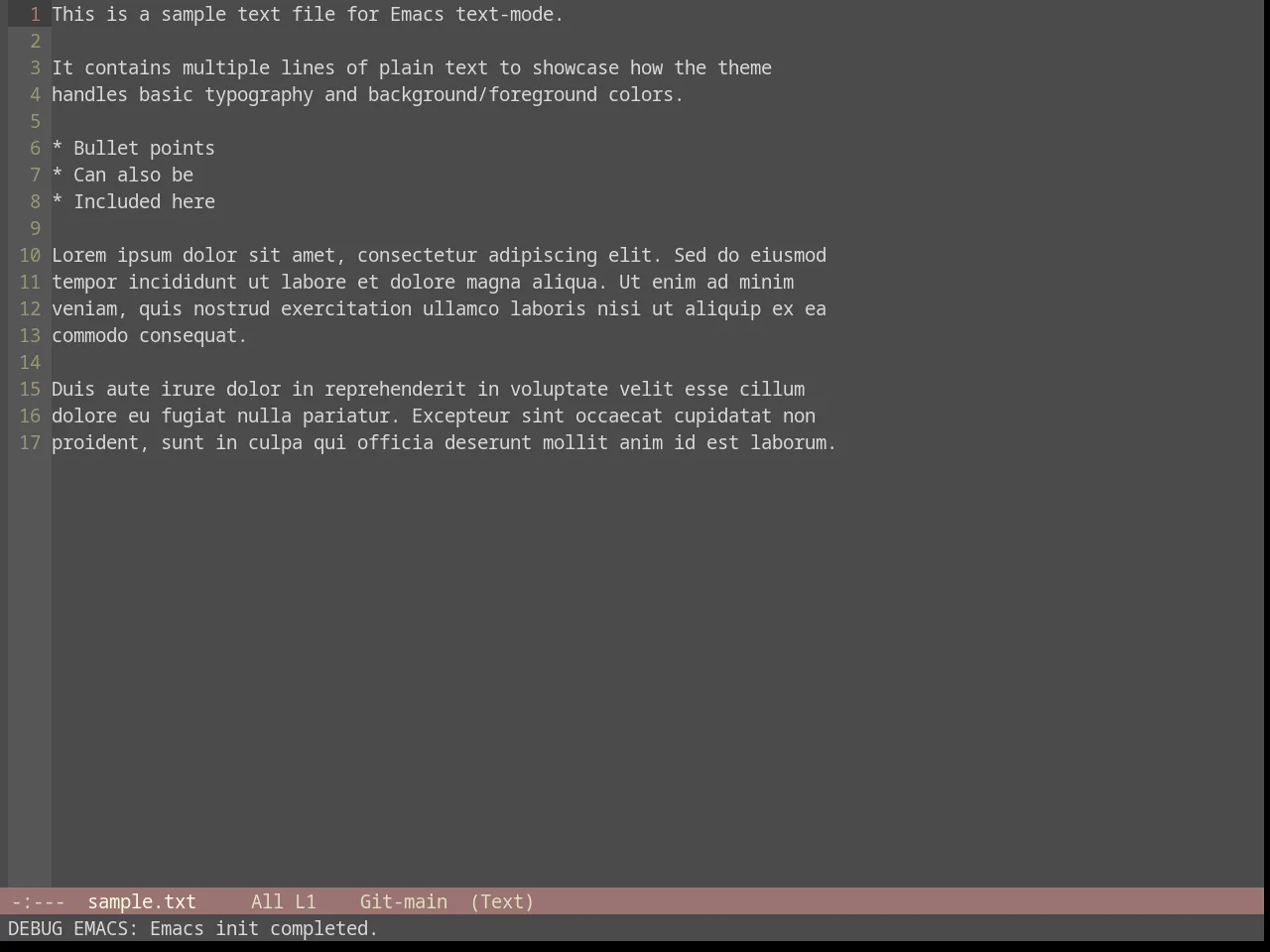 Seoul256 Theme in text-mode