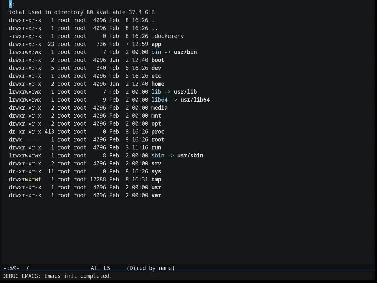 Seti Theme in dired