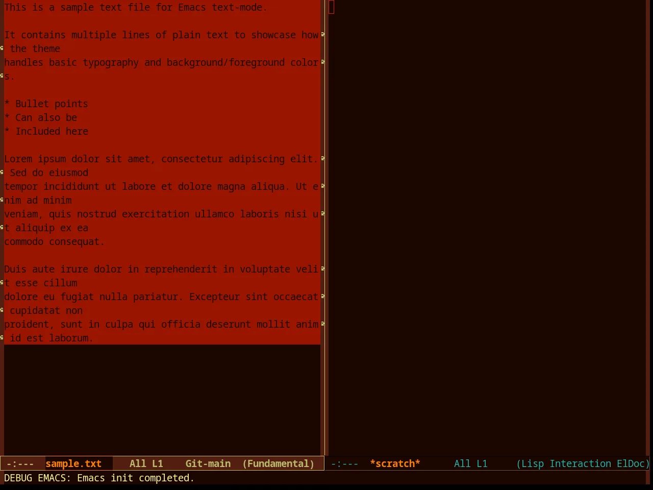 Seventies Theme in fundamental-mode