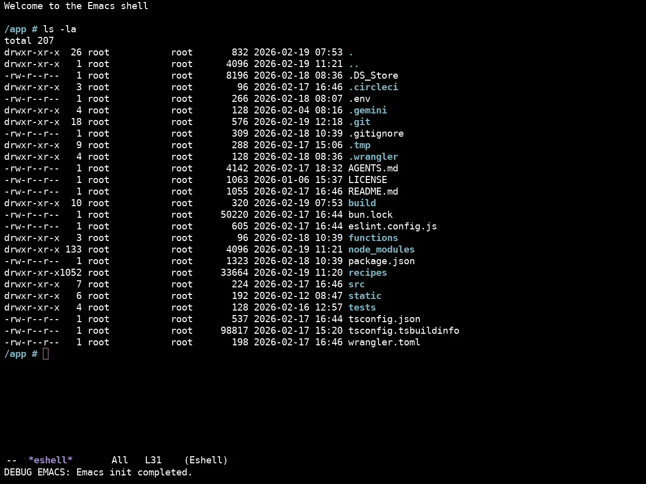 Ewal Sexy Astromouse Theme in eshell
