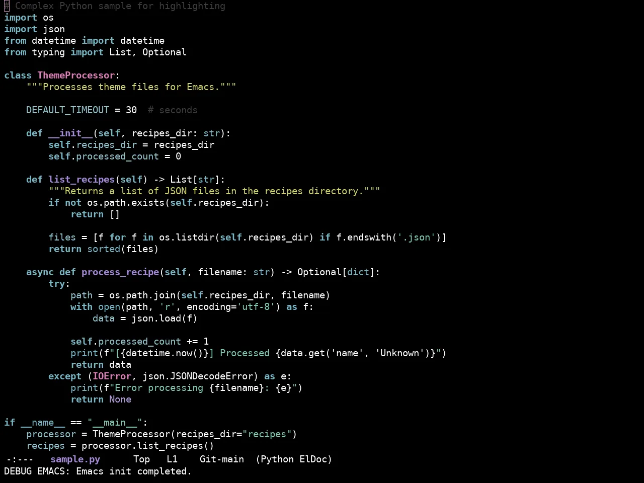 Ewal Sexy Astromouse Theme in python-mode