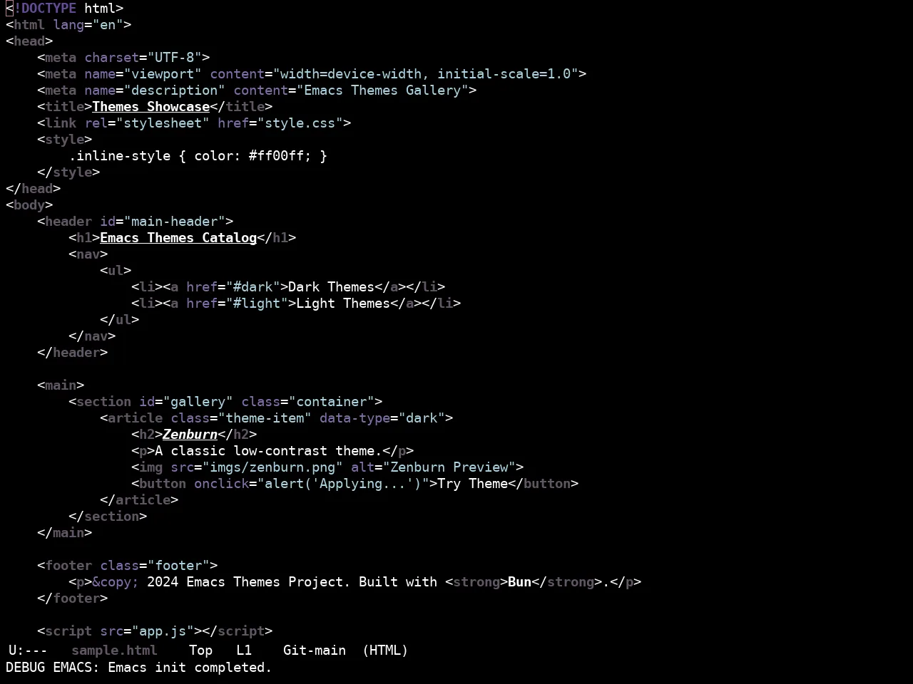 Ewal Sexy Cloud Theme in html-mode