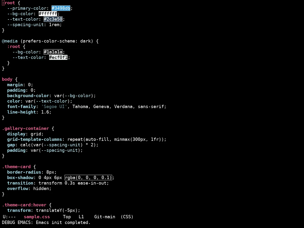 Ewal Sexy Colorfulcolors Theme in css-mode