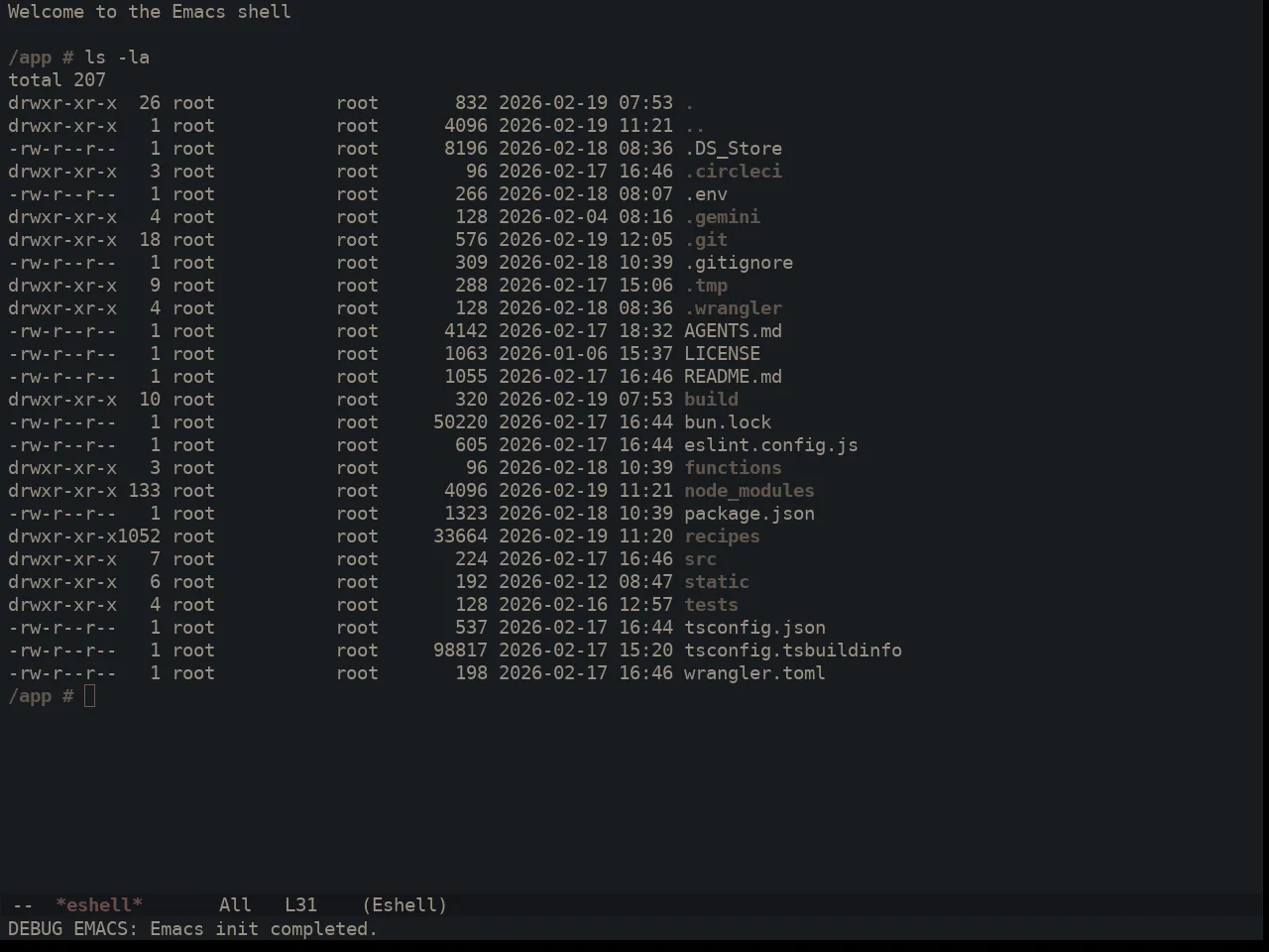 Ewal Sexy Dawn Theme in eshell