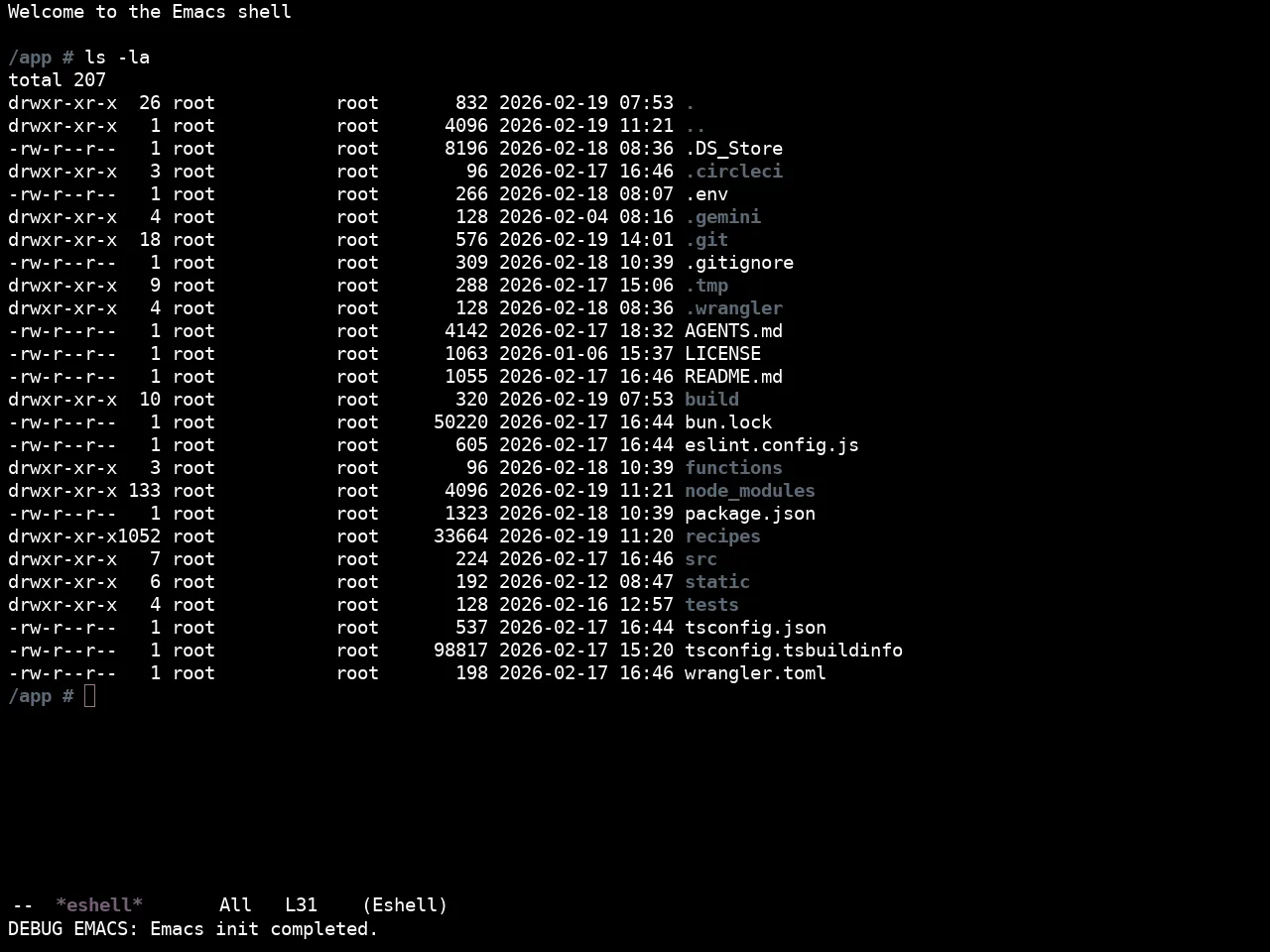 Ewal Sexy Deafened Theme in eshell