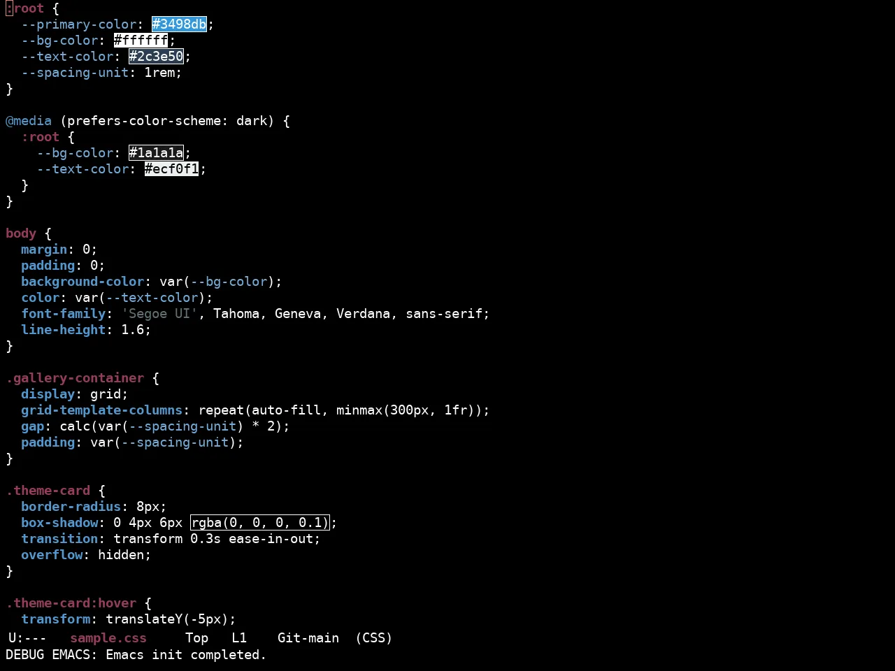 Ewal Sexy Derp Theme in css-mode