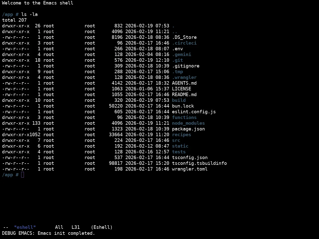 Ewal Sexy Doomicideocean Theme in eshell