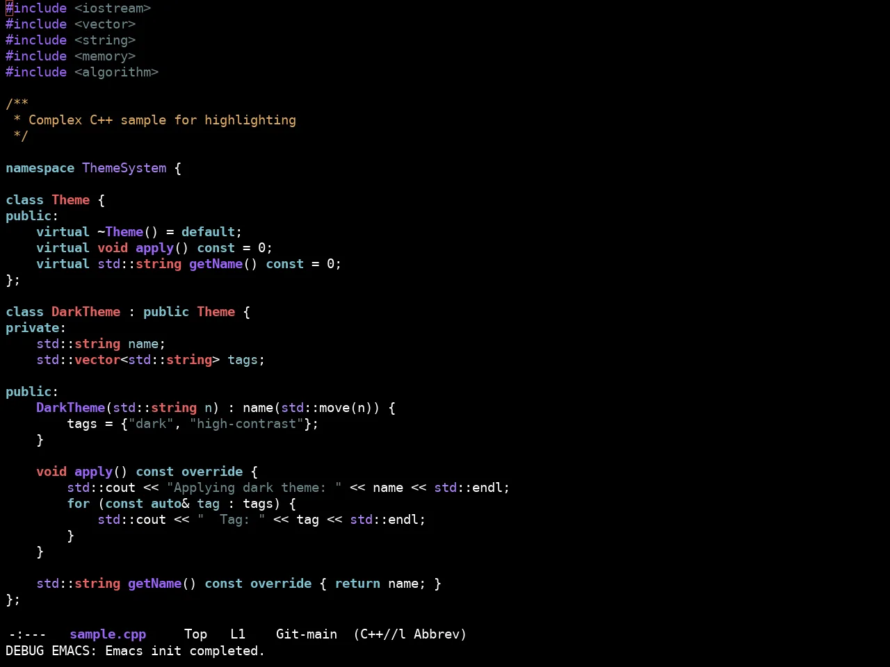 Ewal Sexy Dotshare Theme in c++-mode