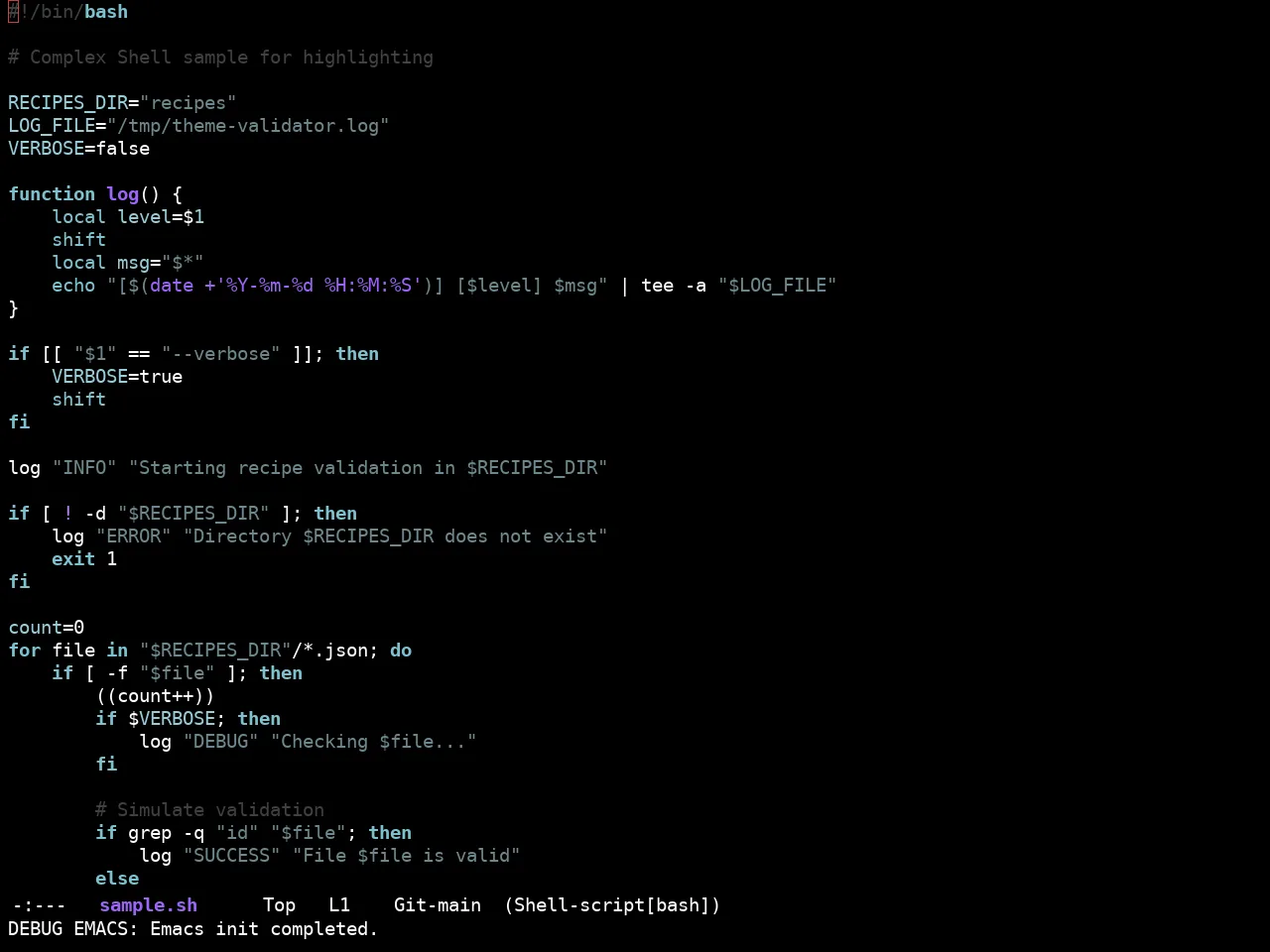 Ewal Sexy Dotshare Theme in sh-mode