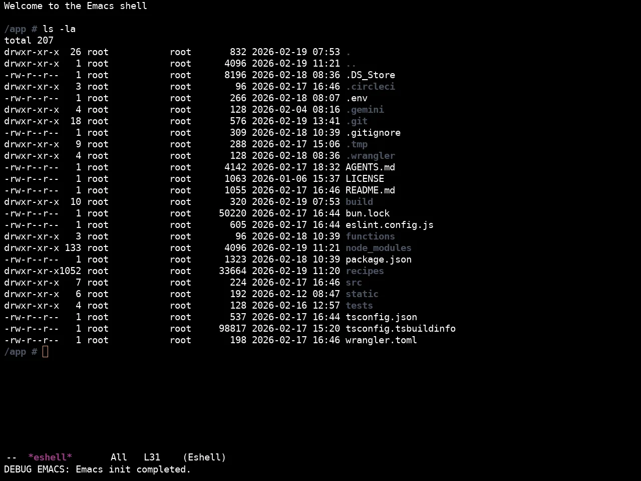 Ewal Sexy Dwmrob Theme in eshell