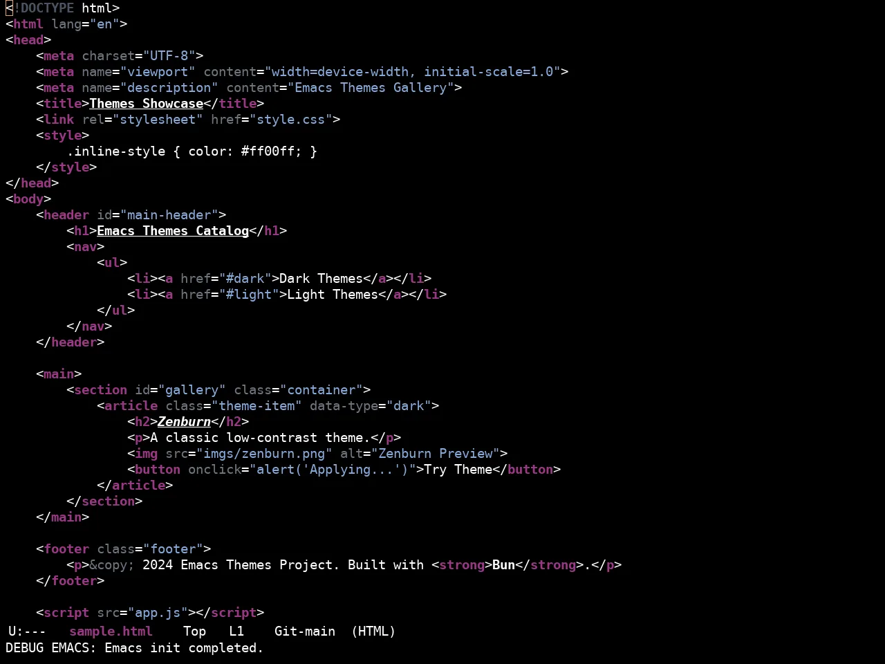 Ewal Sexy Dwmrob Theme in html-mode