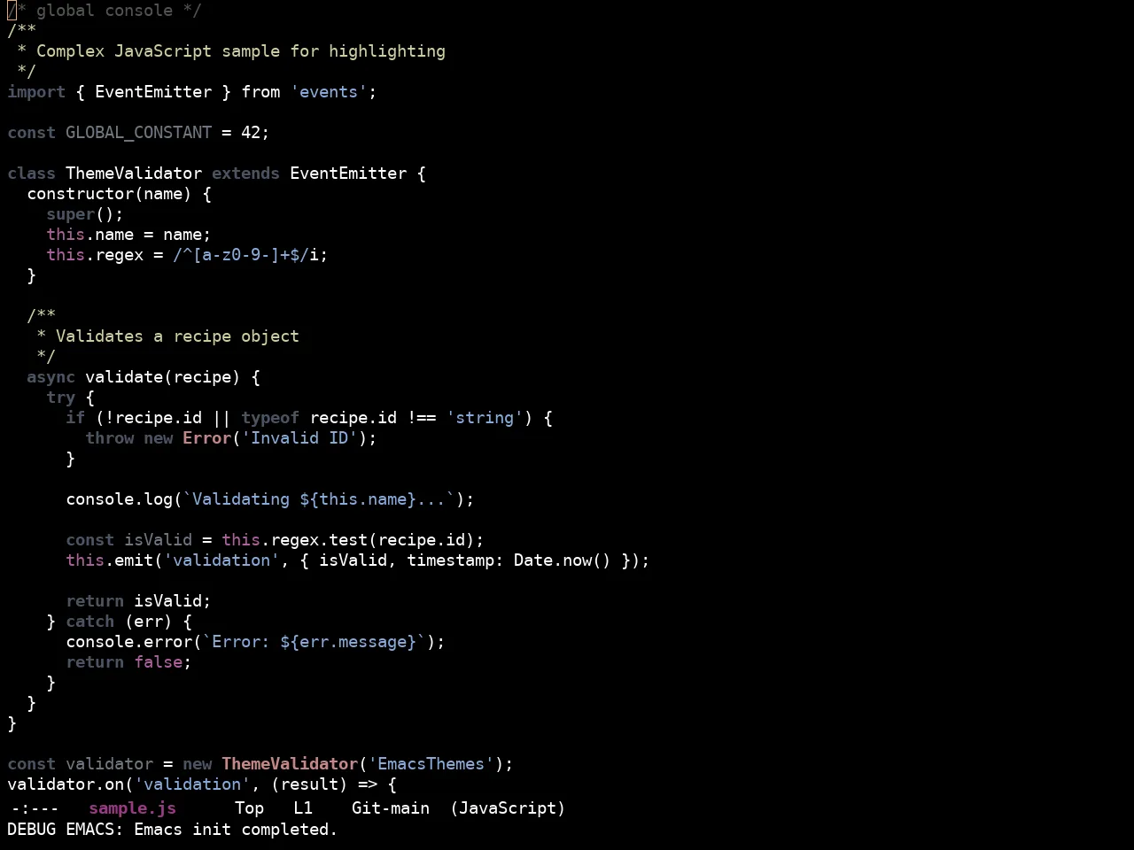 Ewal Sexy Dwmrob Theme in javascript-mode