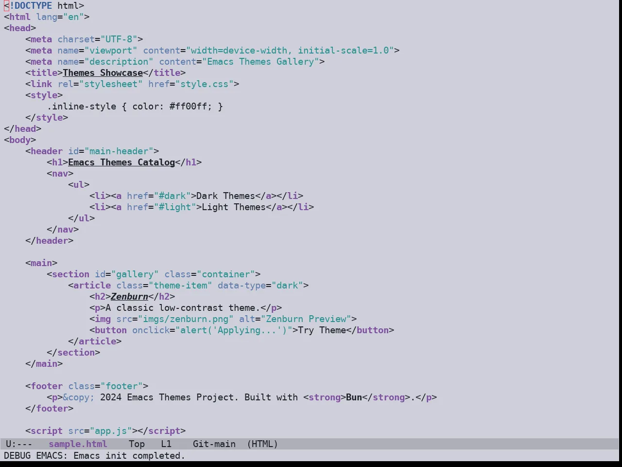 Ewal Sexy Euphrasia Theme in html-mode