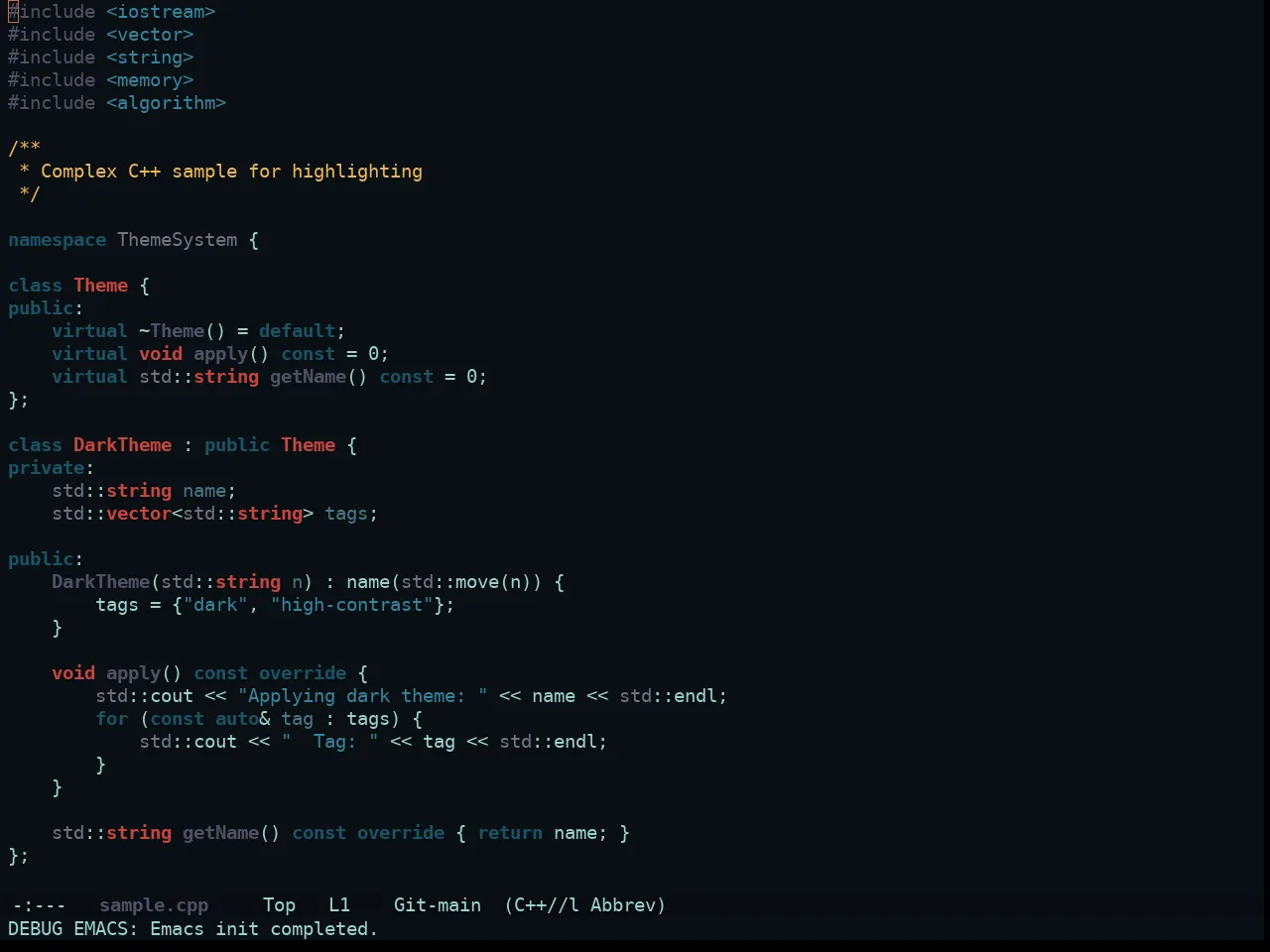 Ewal Sexy Gotham Theme in c++-mode