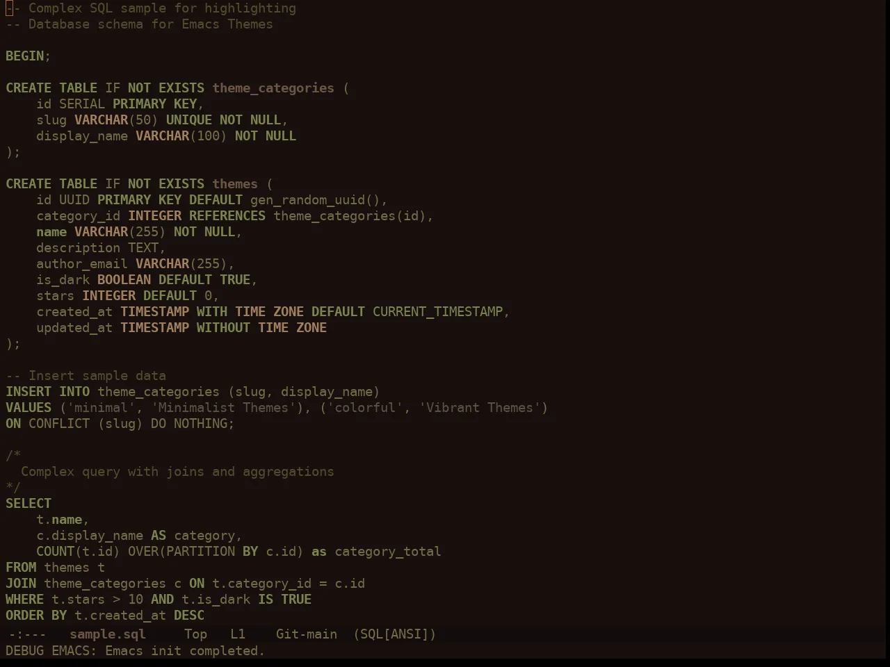 Ewal Sexy Gslob Nature Suede Theme in sql-mode