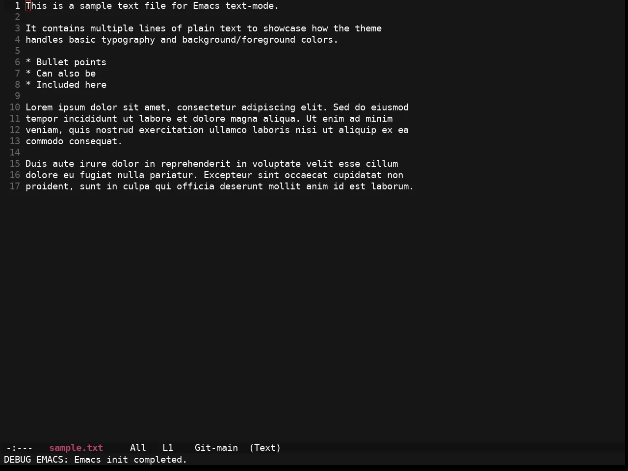 Ewal Sexy Hund Theme in text-mode