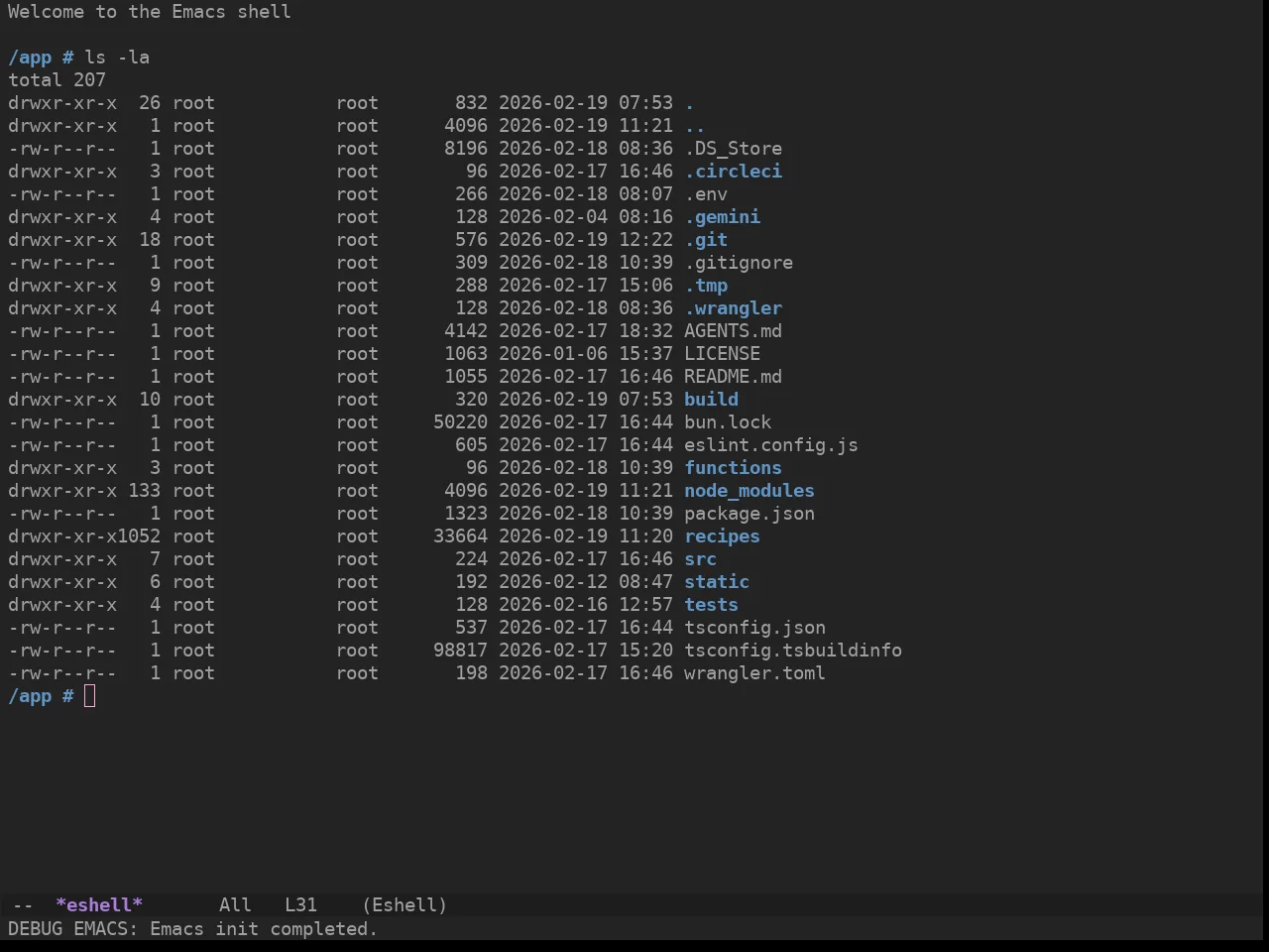 Ewal Sexy Invisibone Theme in eshell