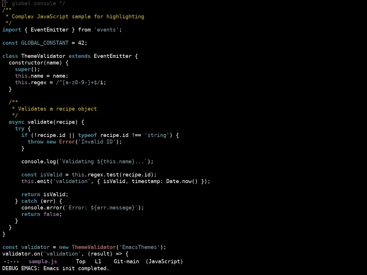 Ewal Sexy Jasonwryan Theme in javascript-mode