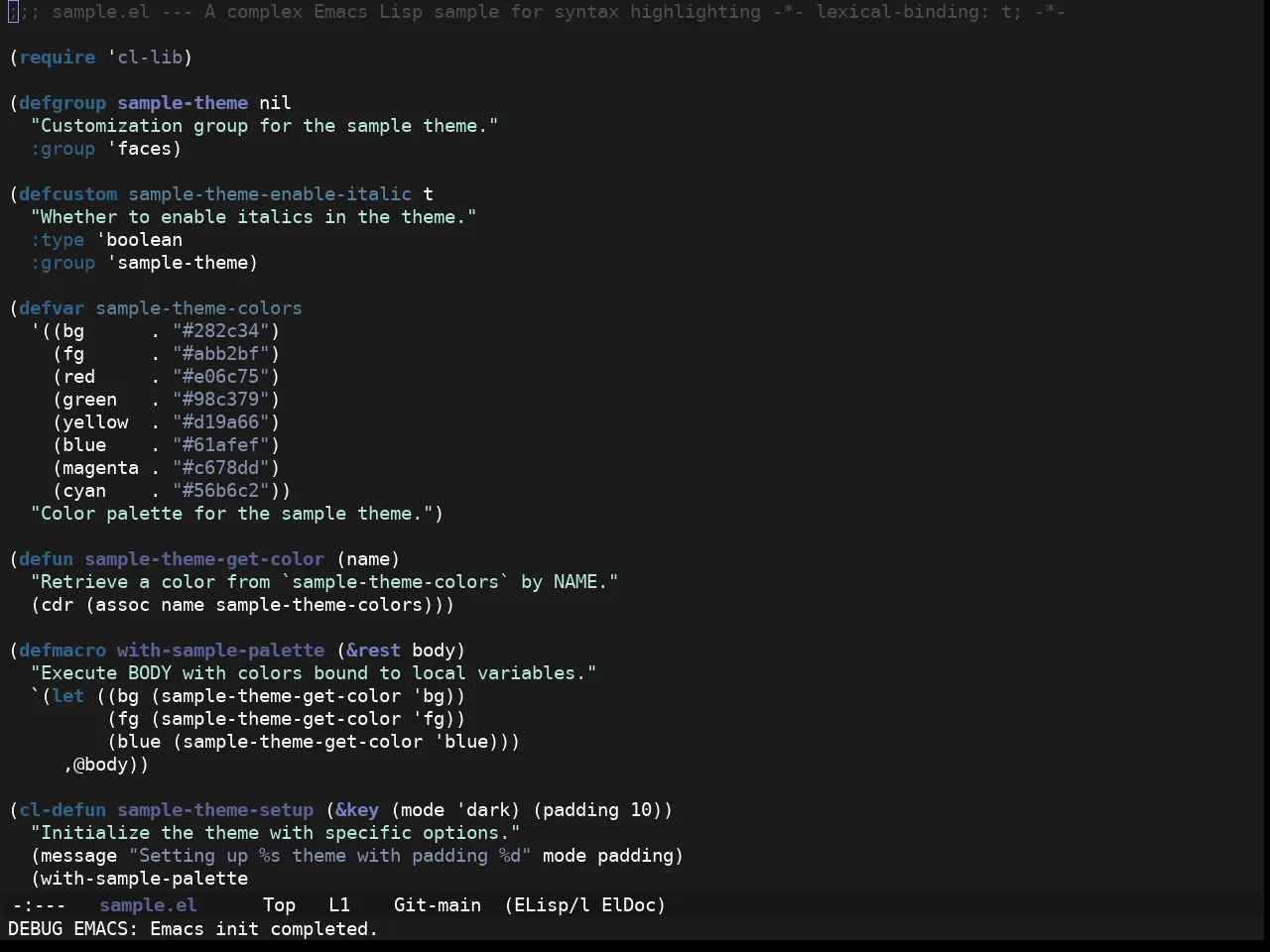 Ewal Sexy Kasugano Theme in emacs-lisp-mode