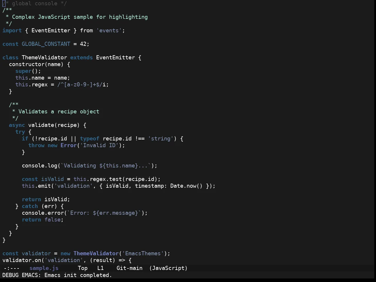 Ewal Sexy Kasugano Theme in javascript-mode