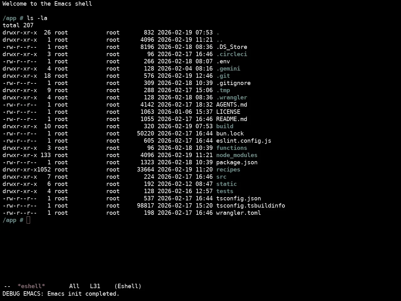 Ewal Sexy Mikado Theme in eshell