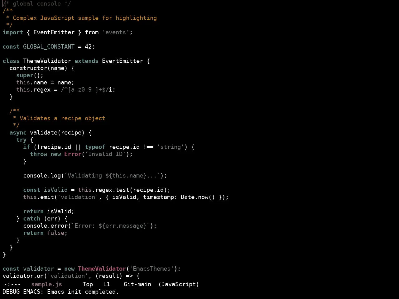 Ewal Sexy Mikado Theme in javascript-mode