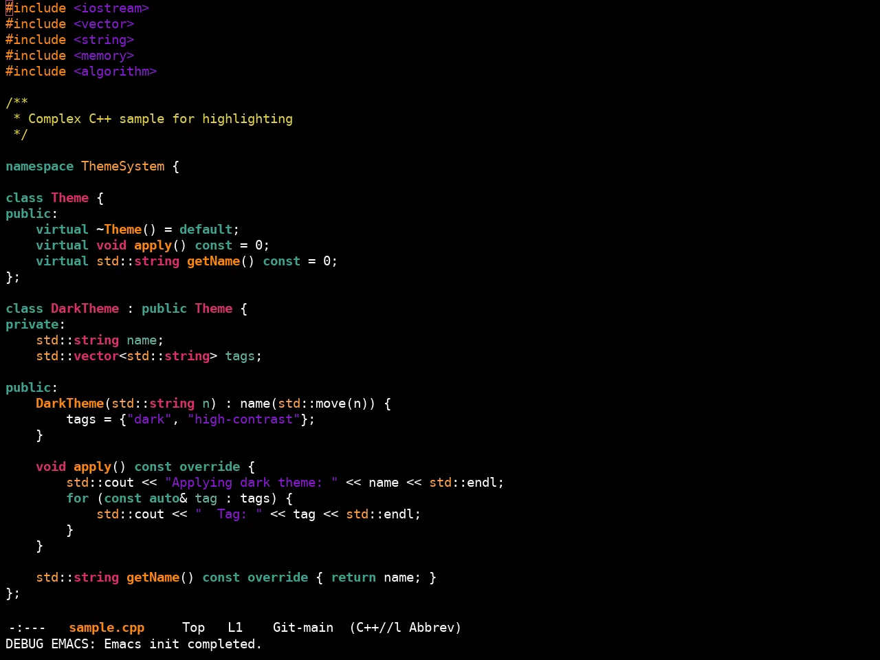 Ewal Sexy Mikazuki Theme in c++-mode