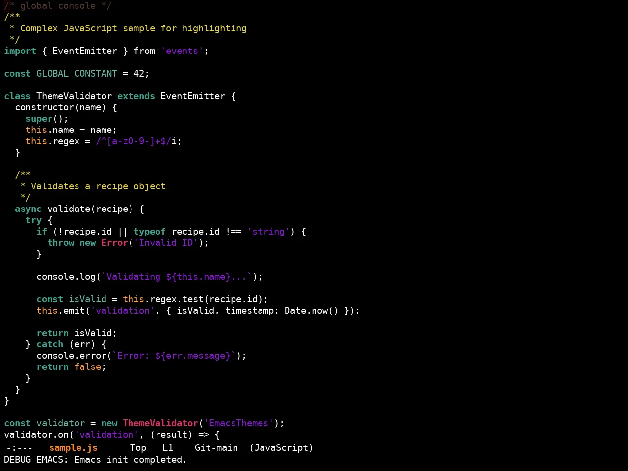 Ewal Sexy Mikazuki Theme in javascript-mode
