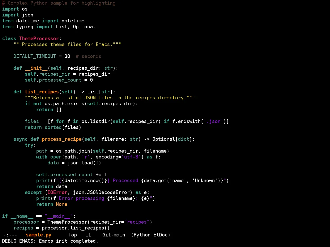 Ewal Sexy Mikazuki Theme in python-mode