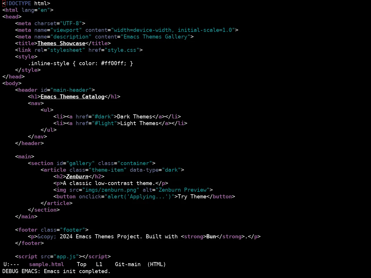 Ewal Sexy Muse Theme in html-mode